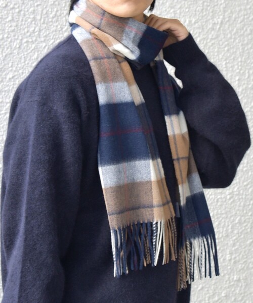 SHIPS any マフラー any: ウール/カシミヤ チェック メンズ : ZOZOTOWN
