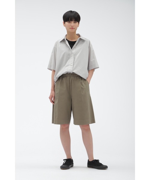 「MHL.」 半袖シャツ 2 グレー レディースの画像