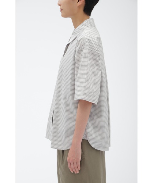 「MHL.」 半袖シャツ 2 グレー レディースの画像