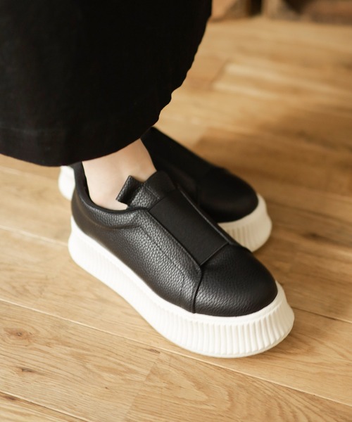 「SESTO」 スリッポン LL シルバー レディース_画像6