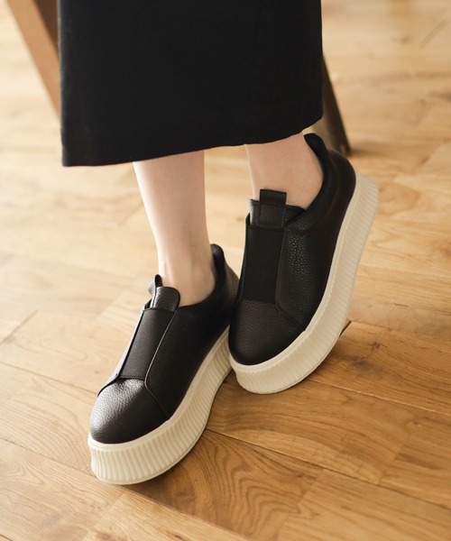 「SESTO」 スリッポン LL シルバー レディース_画像9