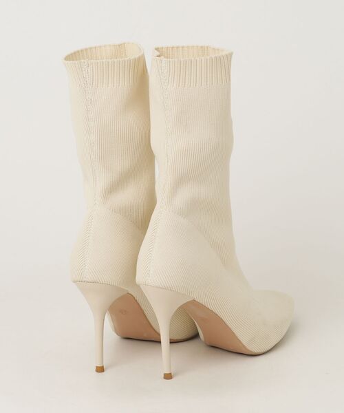 「Jasmine Grandiflorum」 ショートブーツ 24.0cm ベージュ レディース_画像2