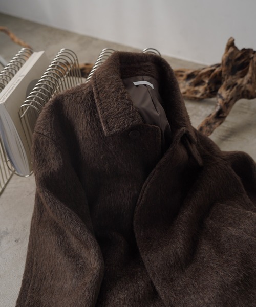 「WYM LIDNM」 ステンカラーコート S ブラック メンズ_画像10