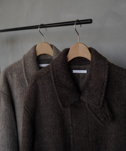 WYM LIDNM 「WYM LIDNM」 ステンカラーコート S ブラック メンズ