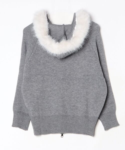 gossip!ロサンゼルス ニット セーター Y2K ジップカーディガン 縁取り