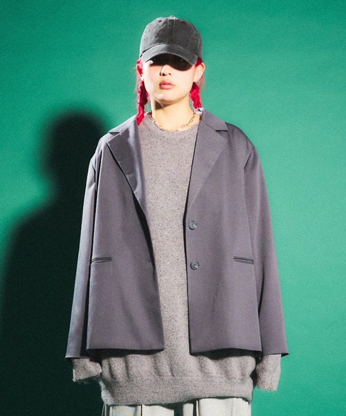 「PUNYUS」 長袖ニット 3 カーキ レディース_画像7