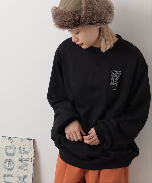 「DOUBLE NAME」 スウェットカットソー FREE ブラック レディース_画像5
