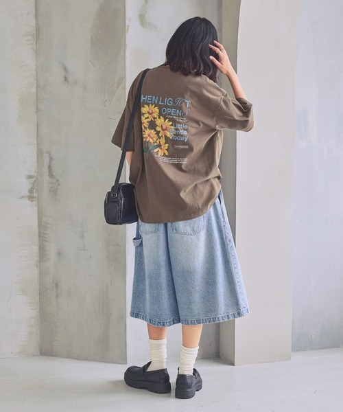 PBLIM ハーフパンツ ジーンズ デニム デニムパンツ 「UNISEX」ワイド