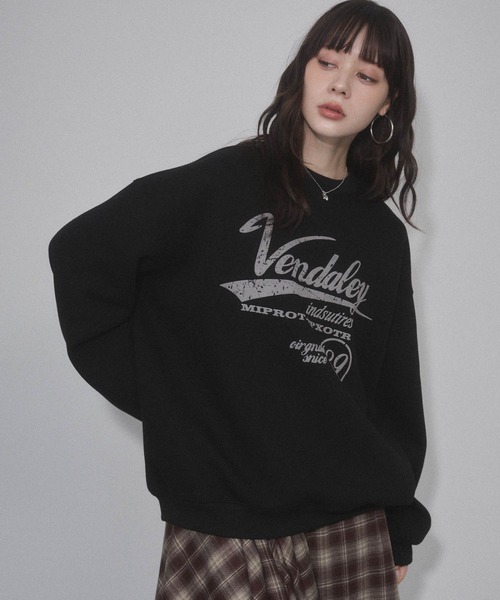 ENVYM（アンビー） トレーナー スウェット ヴィンテージプリント