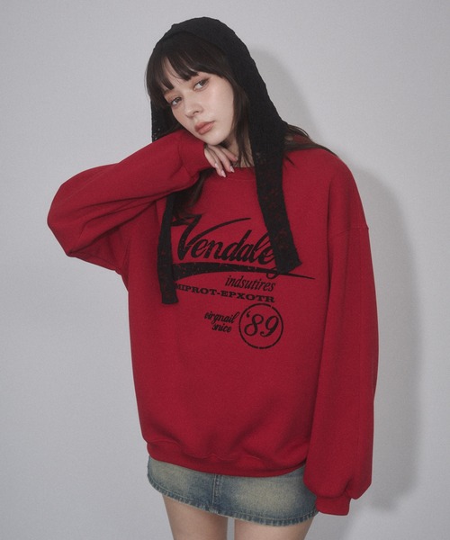 ENVYM（アンビー） トレーナー スウェット ヴィンテージプリント