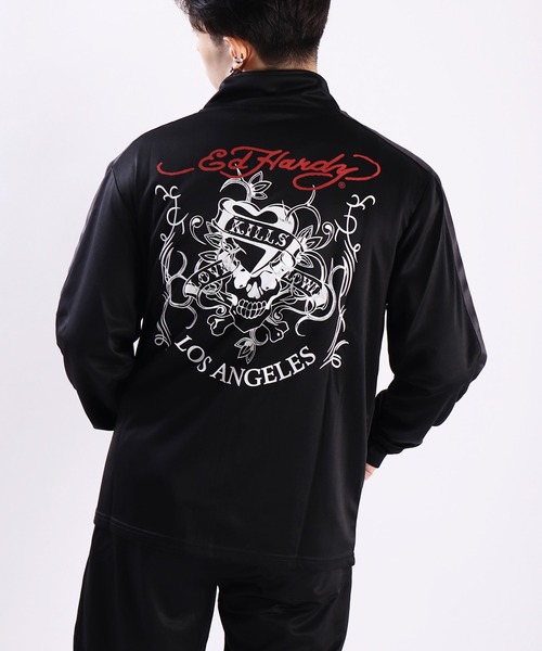 「Ed Hardy」 ジャージパンツ M ブラック系その他 メンズ_画像4