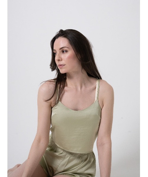 AMATERAS パジャマ ルームウェア satin delicate pj set レディース