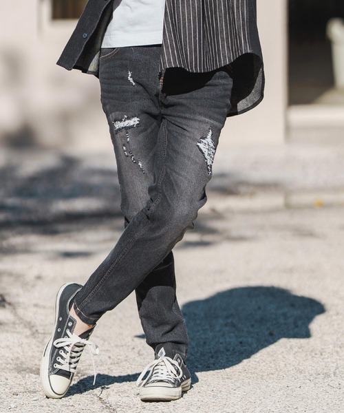 CAMBIO（カンビオ） デニムパンツ S サックスブルー メンズ : ZOZOTOWN