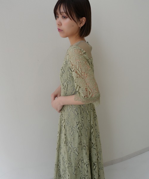 ドレス ケミカルレースドレス