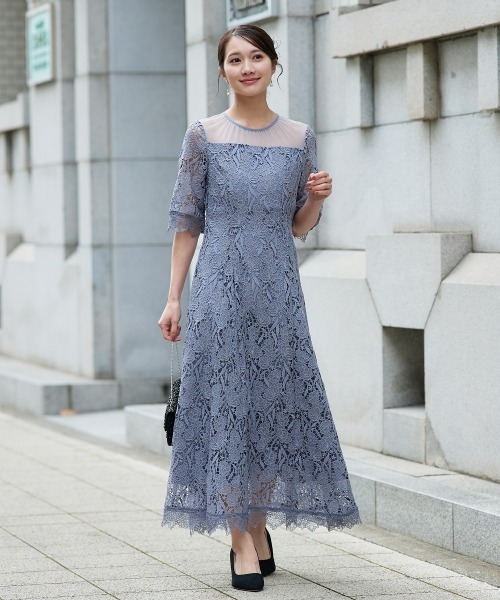 Jolie et Jolie（ジョリー エ ジョリー） ドレス ケミカルレースドレス