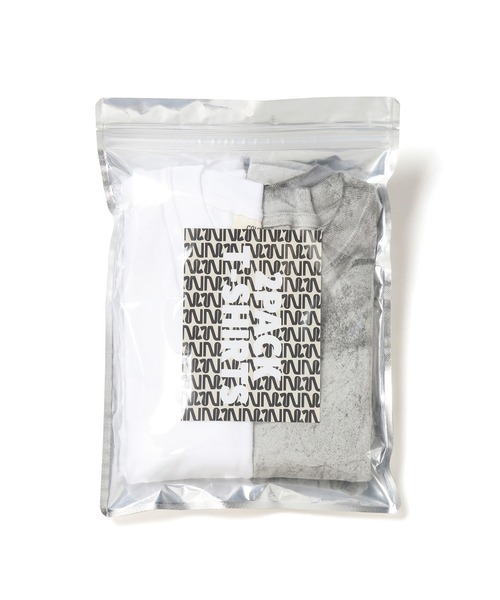 「M TO R」 半袖Tシャツ M ライトグレー レディース_画像2