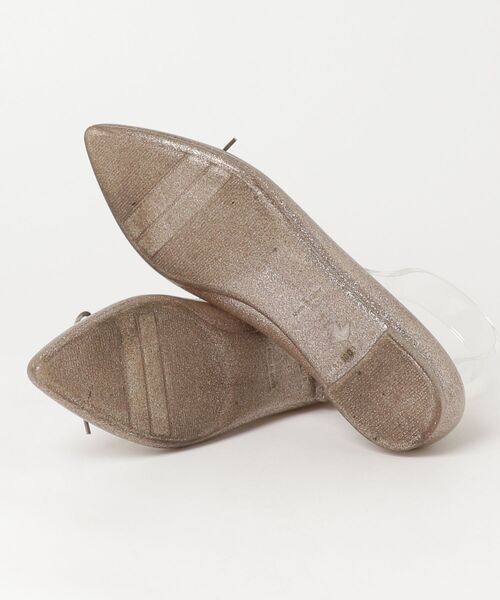 「ALUNE」 フラットパンプス 23cm ゴールド レディース_画像3