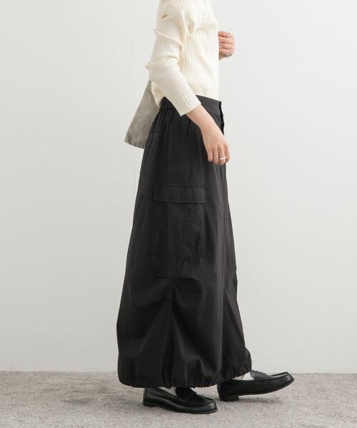 「URBAN RESEARCH DOORS」 ロングスカート MEDIUM ブラック レディース_画像5