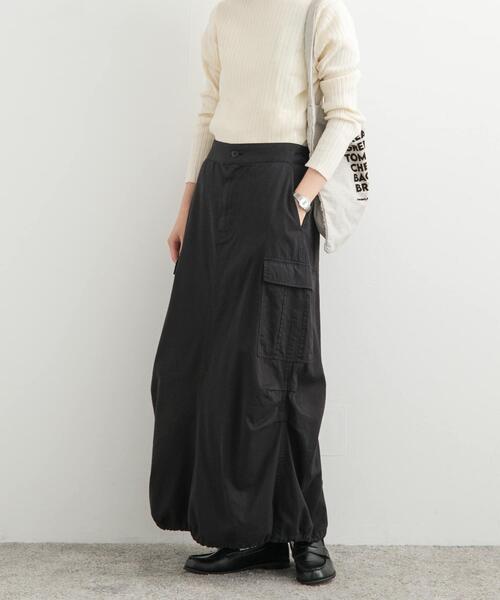 「URBAN RESEARCH DOORS」 ロングスカート MEDIUM ブラック レディース_画像7