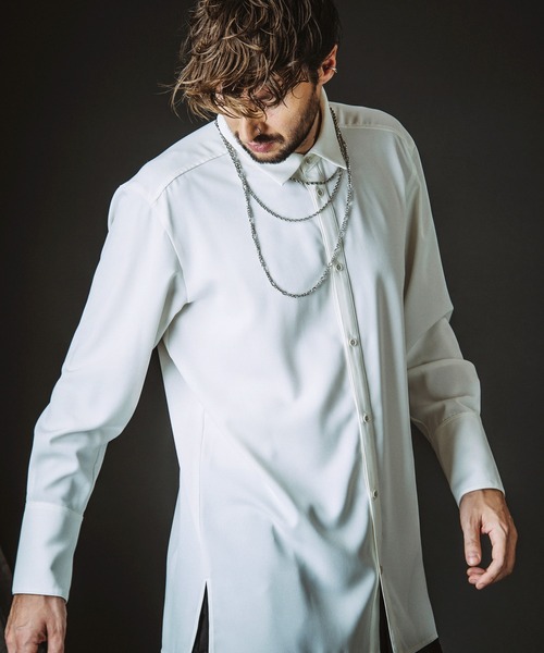 NO ID.（ノーアイディー） シャツ 「NO ID.」Long Shirt / ロング