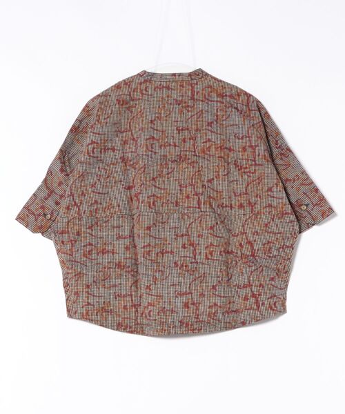 「KRIFF MAYER Lady's Collection」 半袖ブラウス MEDIUM サックスブルー レディース_画像2