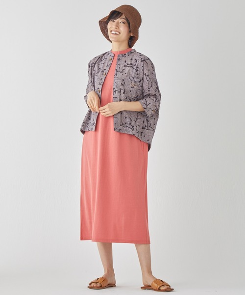 「KRIFF MAYER Lady's Collection」 半袖ブラウス MEDIUM サックスブルー レディース_画像5