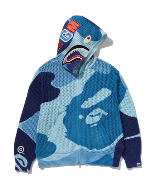A BATHING APE（アベイシングエイプ） パーカー ABC CAMO CROCHET