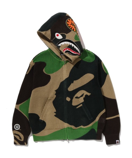 A BATHING APE フローラルカモ パーカほぼ未使用 A BATHING APE】アベイシングエイプ『1st Camo Shark Full Zip Hoodie