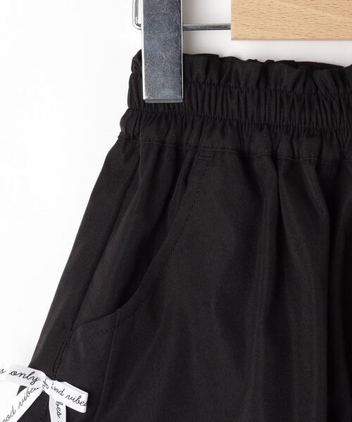 Litmus HerPraha キルティング×レース ショートパンツ 黒 完売品 SHOO・LA・RUE（シューラルー） パンツ 「100-150cm」サイドレース