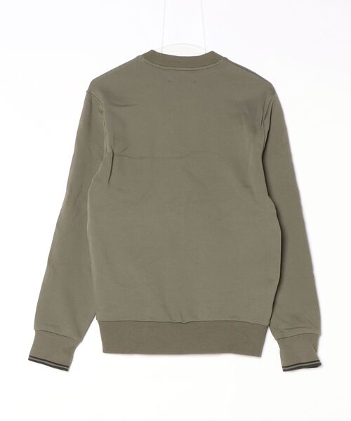 「FRED PERRY」 スウェットカットソー S グリーン レディースの画像