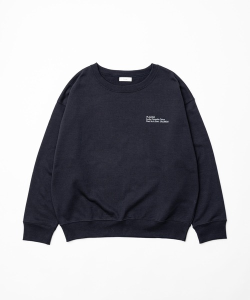 「flaner」 スウェットカットソー LARGE グレー レディース_画像6