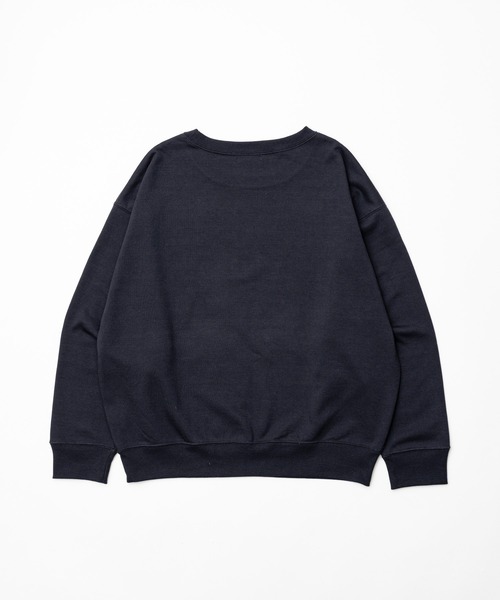 「flaner」 スウェットカットソー LARGE グレー レディース_画像9