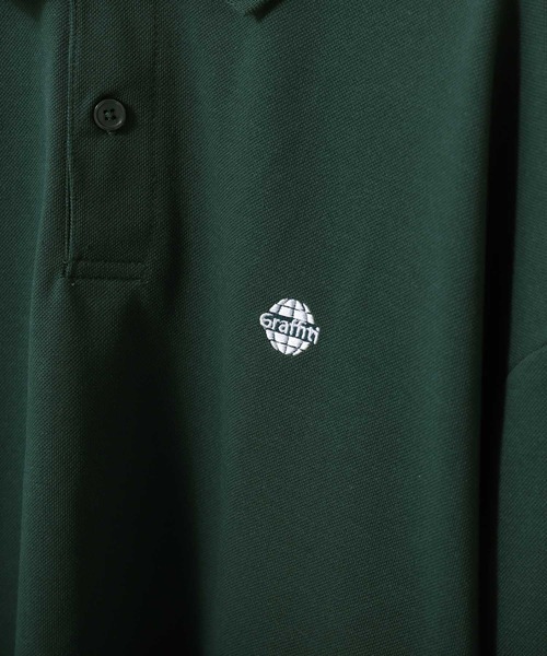 「ZIP FIVE」 半袖ポロシャツ LARGE ネイビー メンズ_画像3