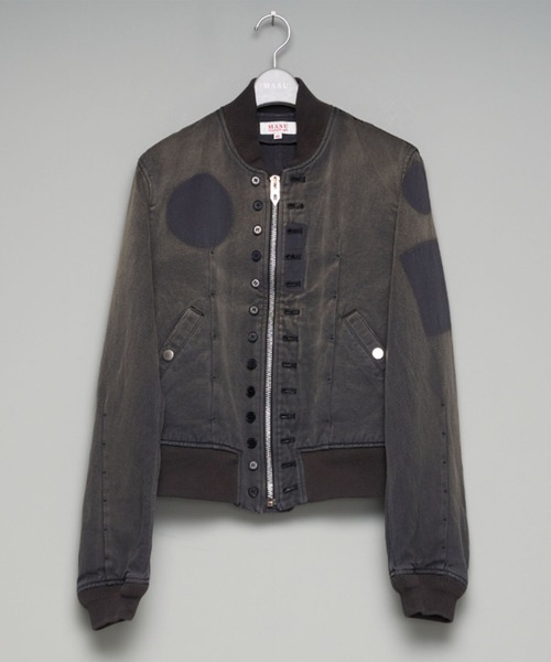 ブルゾン アウター 「M A S U」VICTORIAN BOMBER JACKET メンズの画像