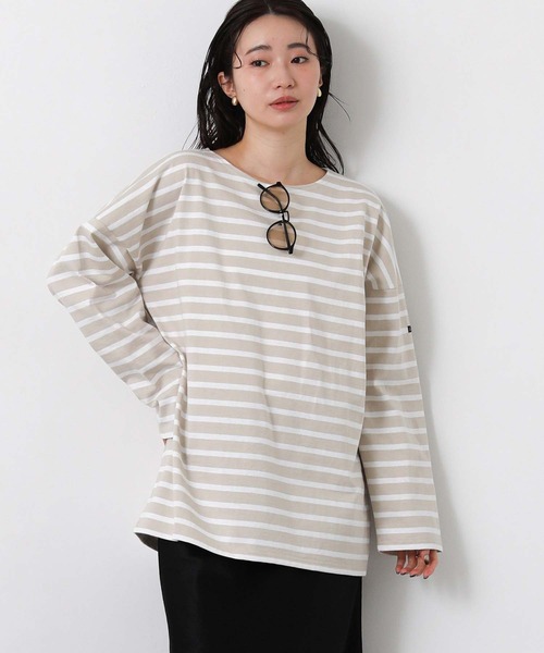 Le Minor（ルミノア） tシャツ ルミノアボーダーロングカットソー