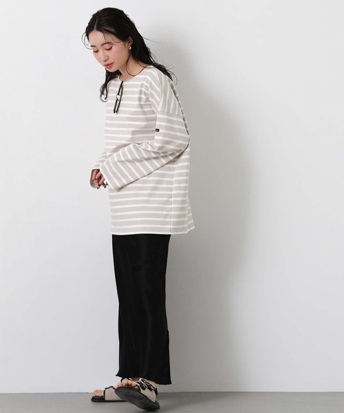 Le Minor（ルミノア） tシャツ ルミノアボーダーロングカットソー