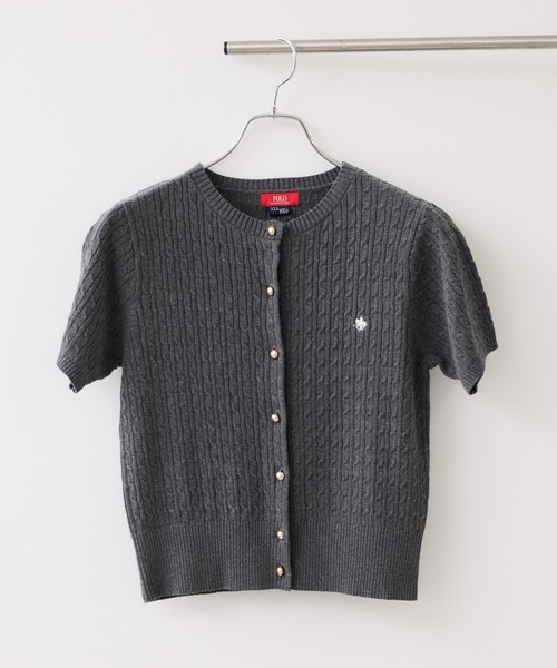 カーディガン 「POLO BCS」VIS別注クルーネックカーデ レディースの画像