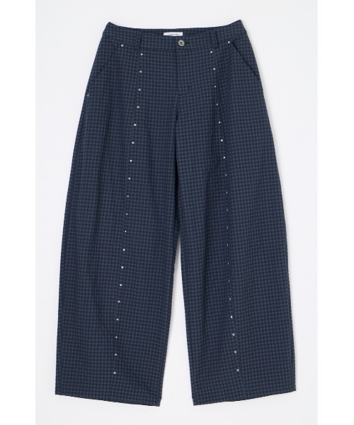 LAGUA GEM（ラグアジェム） ワイドパンツ スラックス パンツ GINGHAM