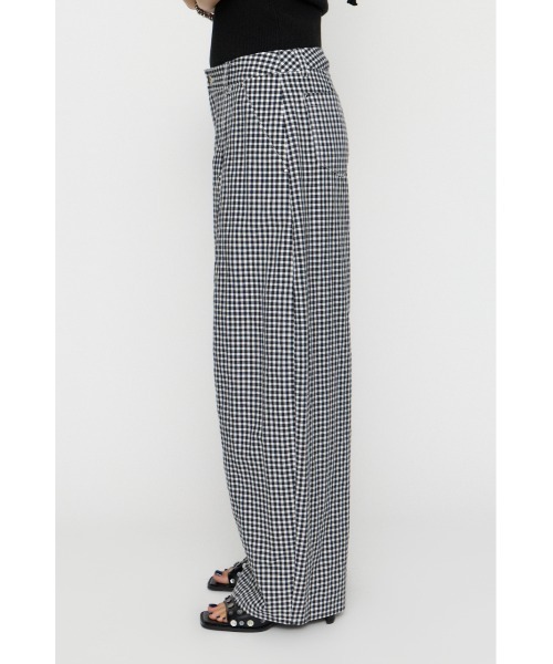 LAGUA GEM（ラグアジェム） ワイドパンツ スラックス パンツ GINGHAM