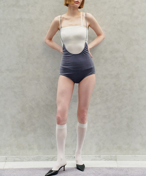 チューブトップ ベアトップ Mizuno × Ameri 2WAY TUBE TOPS_14