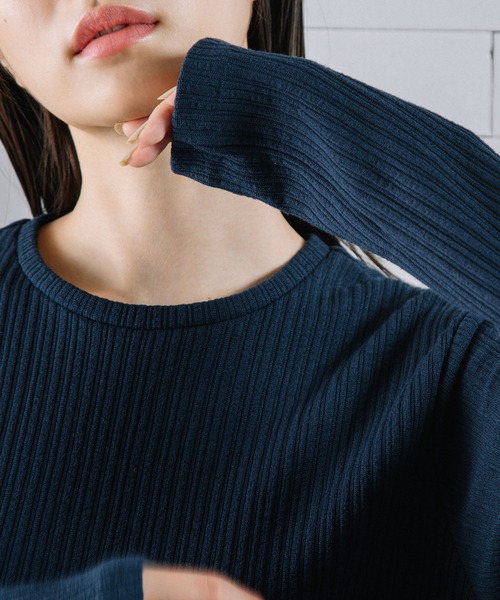 「MARECHAL TERRE」 長袖ワンピース MEDIUM キャメル レディース_画像6