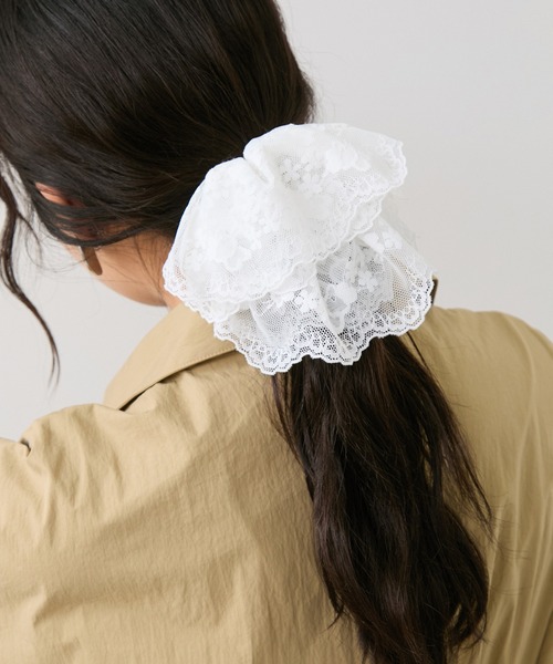 VIS（ビス） ヘアクリップ レースシュシュバンス : ZOZOTOWN Yahoo!店
