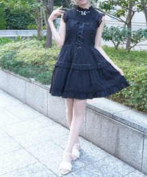 axes femme POETIQUE ワンピース コットンレースキャミOP : ZOZOTOWN