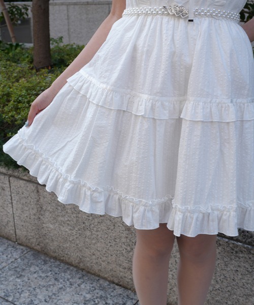 axes femme POETIQUE ワンピース コットンレースキャミOP : ZOZOTOWN
