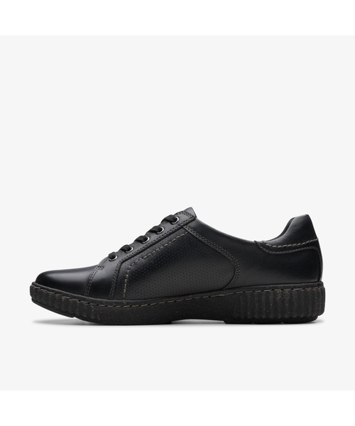 「Clarks」 ローカットスニーカー - ブラック レディース_画像4