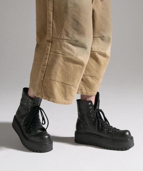 チ*。様 【GRANCY】Fold-over Leather Shoes サイズ GRANCY スニーカー 「GRANCY」Fold-over Leather Shoes / 折り返し本革