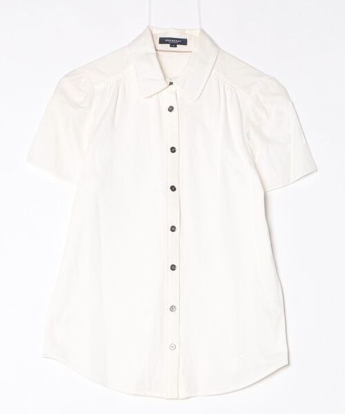 BURBERRY（バーバリー） 半袖シャツ 2 ホワイト レディース : ZOZOTOWN