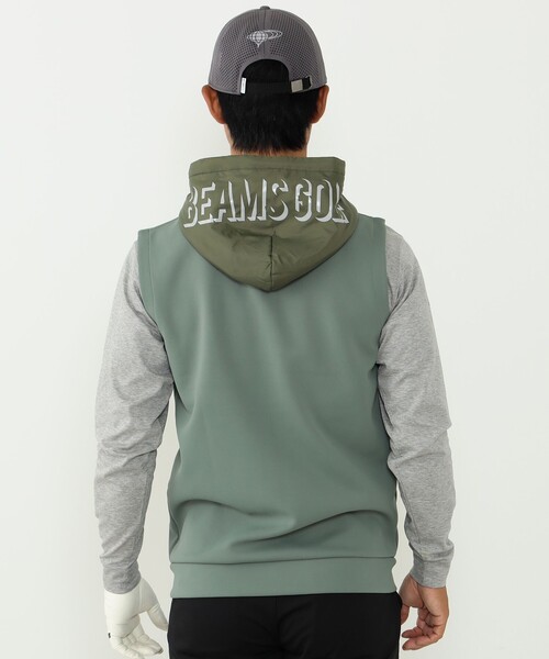 BEAMS GOLF（ビームス ゴルフ） ベスト SMALL ブラック メンズ