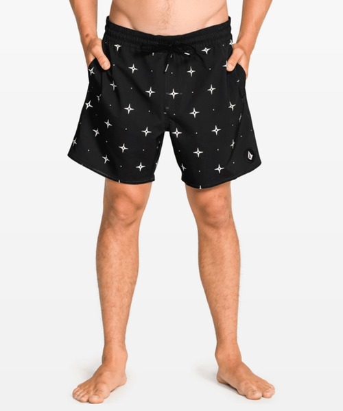 完売品DOMDOM×GSCストレッチピケ総刺繍脇ポケショーツユニセックス春夏 L VOLCOM（ボルコム） 水着 メンズ LIDO PRINT TRUNK 16 ボードショーツ