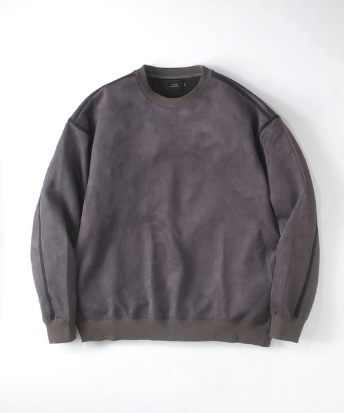 「SLICK」 長袖Tシャツ 2 グレイッシュベージュ メンズ_画像2